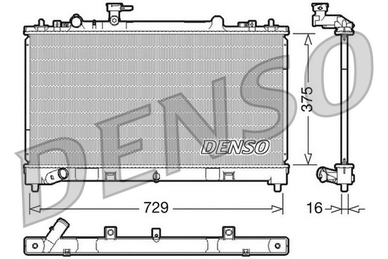 Denso Radiator DRM44023