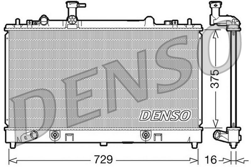 Denso Radiator DRM44024
