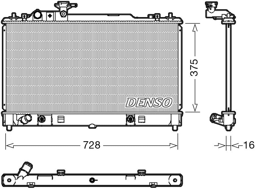 Denso Radiator DRM44029