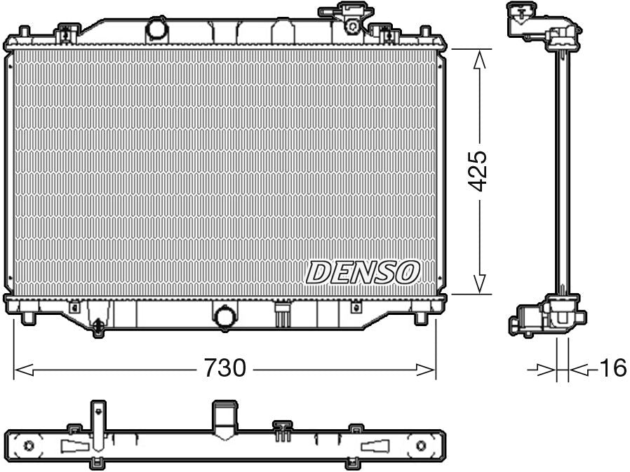 Denso Radiator DRM44039