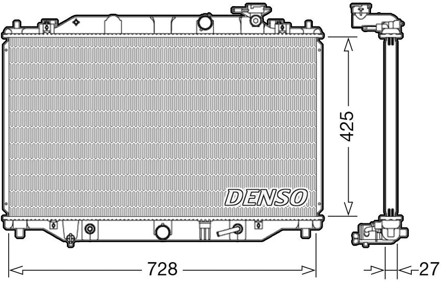 Denso Radiator DRM44041