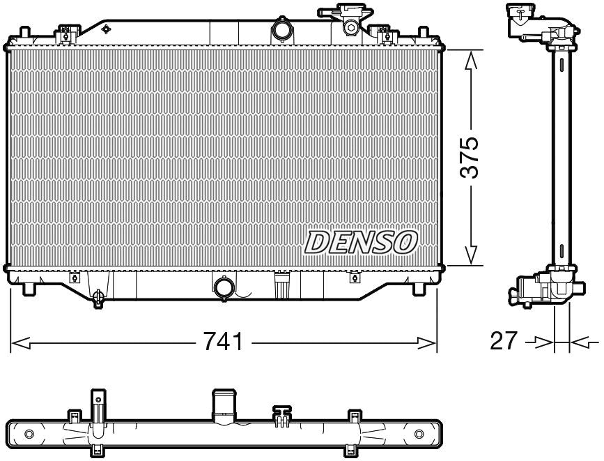Denso Radiator DRM44049