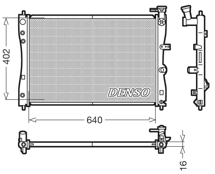 Denso Radiator DRM45005