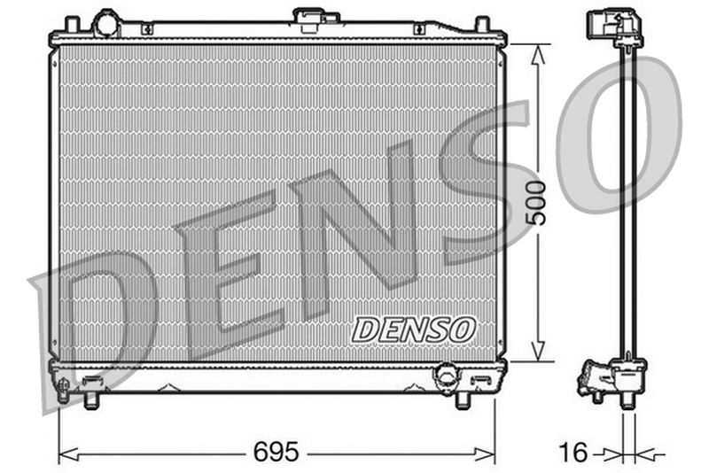 Denso Radiator DRM45008