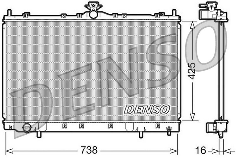 Denso Radiator DRM45012