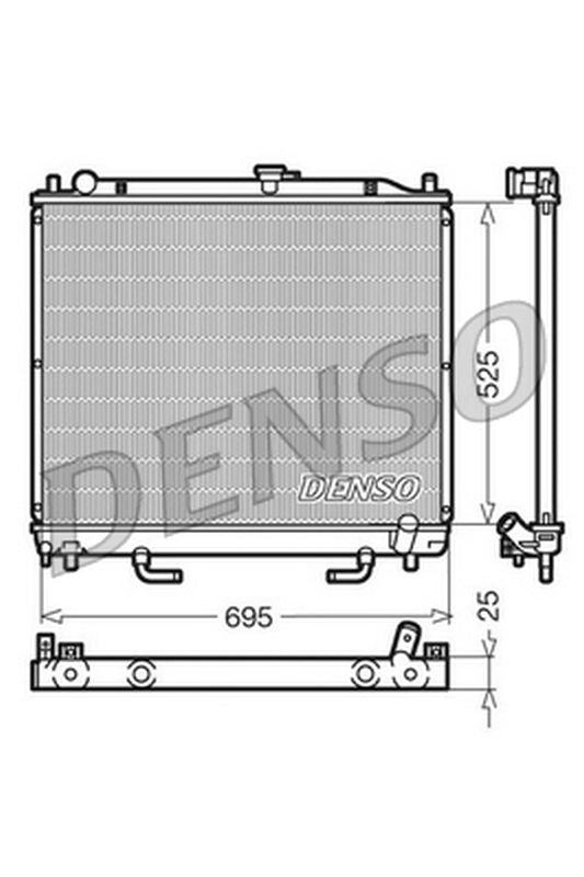 Denso Radiator DRM45015