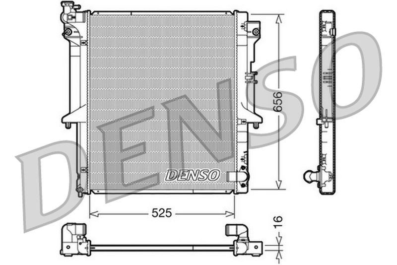 Denso Radiator DRM45017
