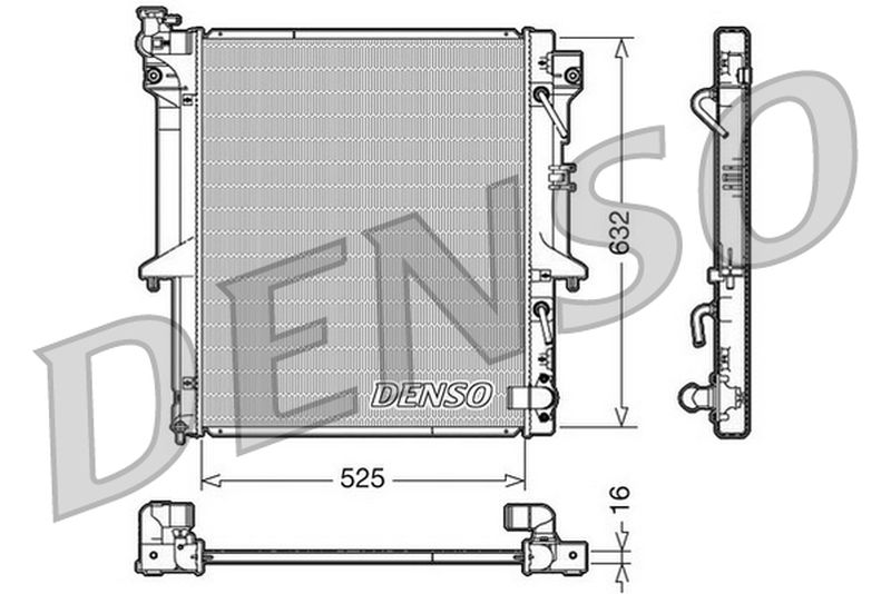 Denso Radiator DRM45018