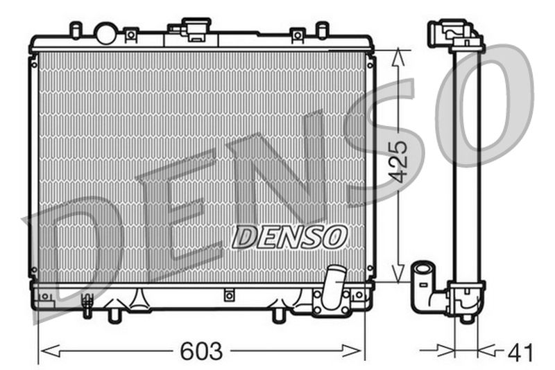 Denso Radiator DRM45019