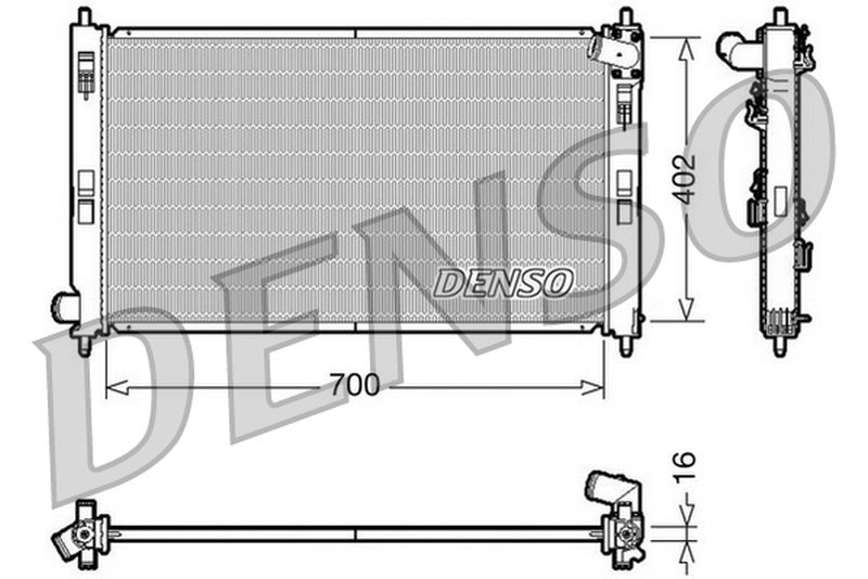 Denso Radiator DRM45023