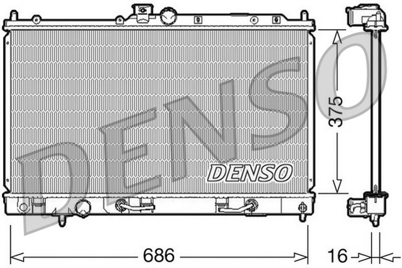 Denso Radiator DRM45024