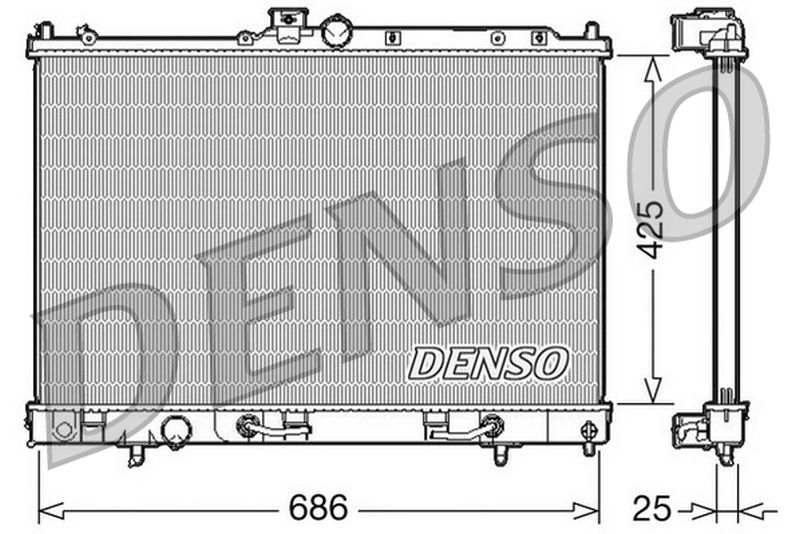 Denso Radiator DRM45027