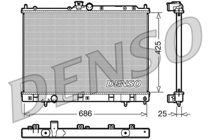 Denso Radiator DRM45028