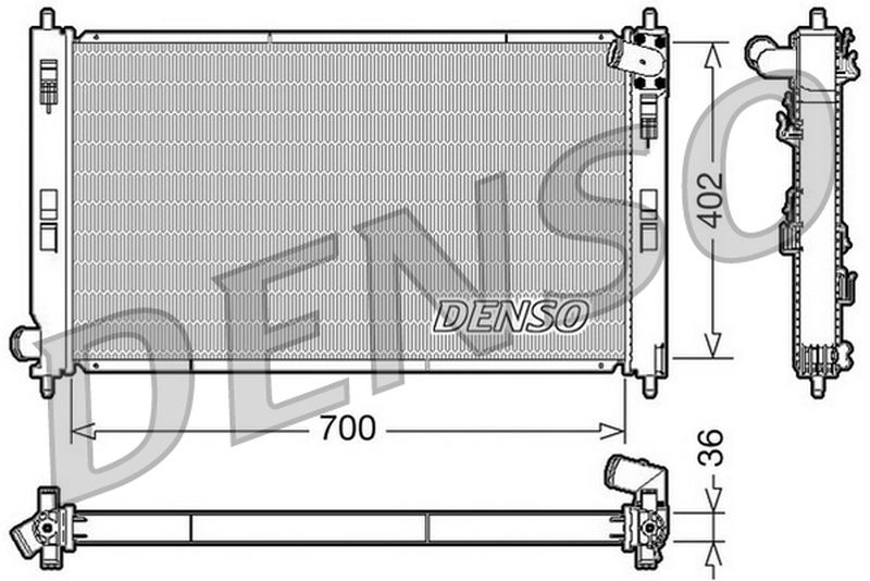 Denso Radiator DRM45029