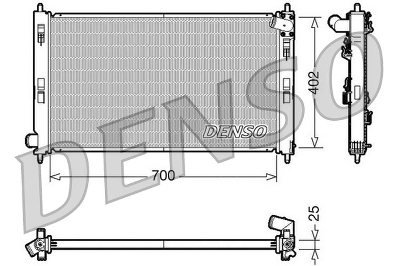 Denso Radiator DRM45032