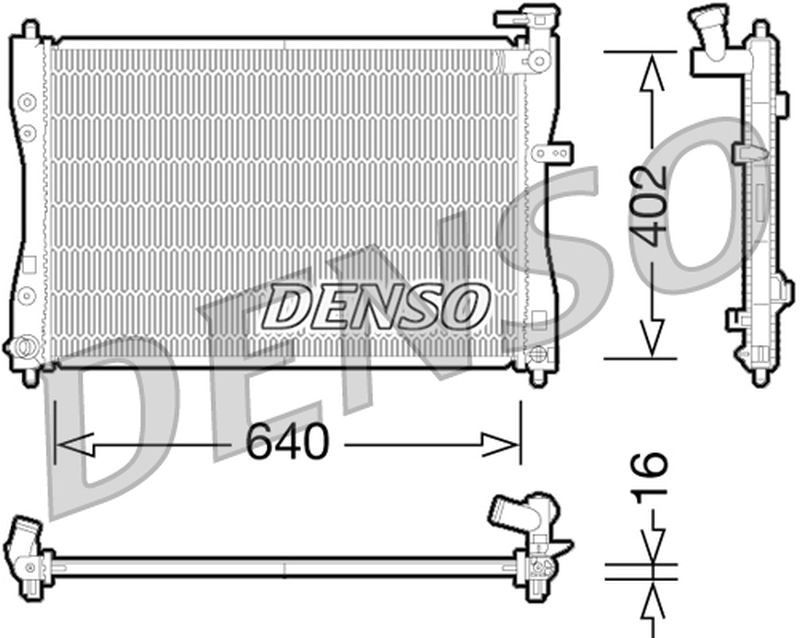 Denso Radiator DRM45033