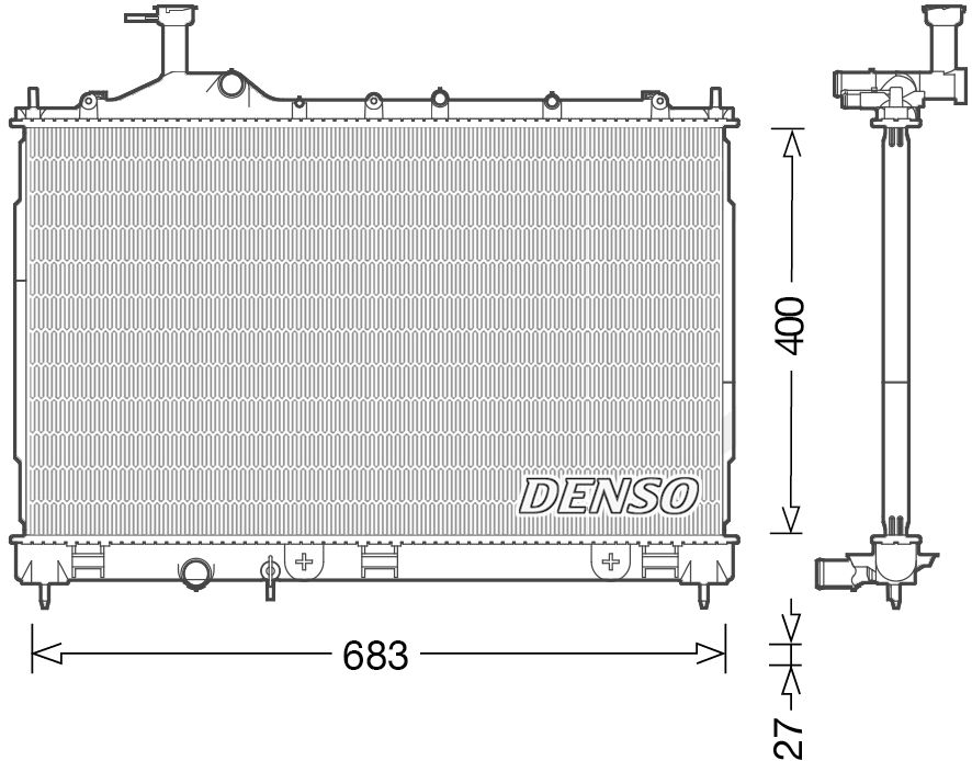 Denso Radiator DRM45038