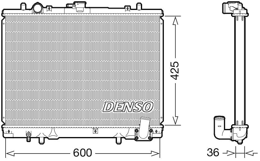 Denso Radiator DRM45049