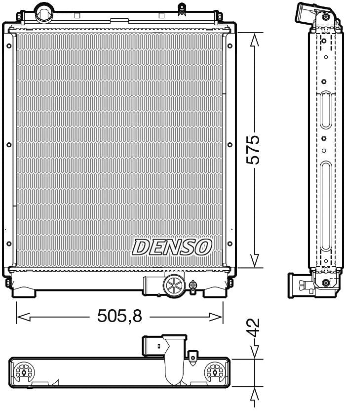 Denso Radiator DRM45052