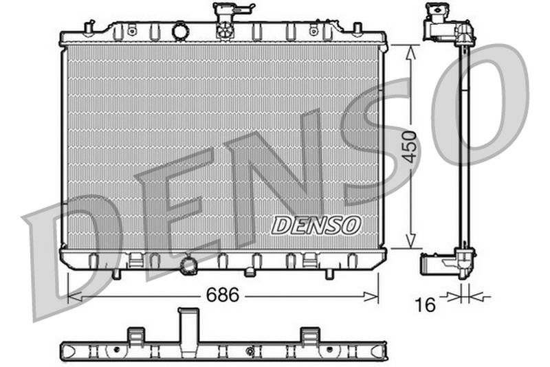 Denso Radiator DRM46006