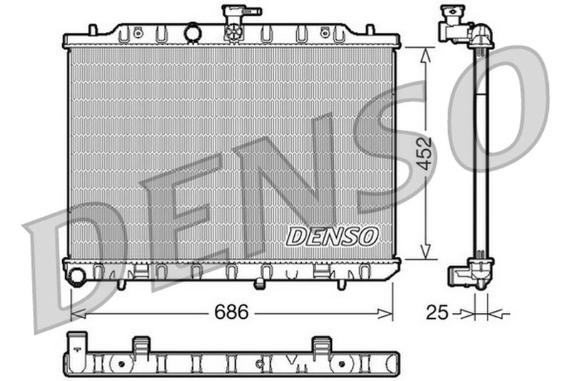 Denso Radiator DRM46007