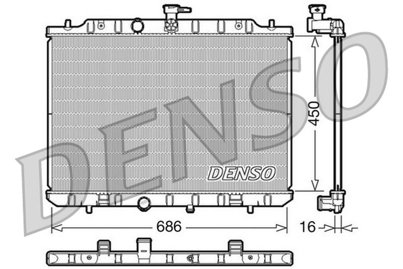 Denso Radiator DRM46009