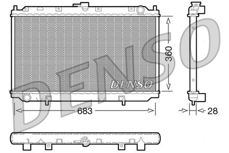 Denso Radiator DRM46010
