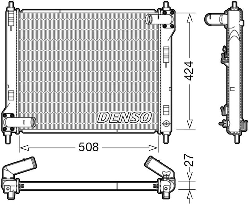 Denso Radiator DRM46043