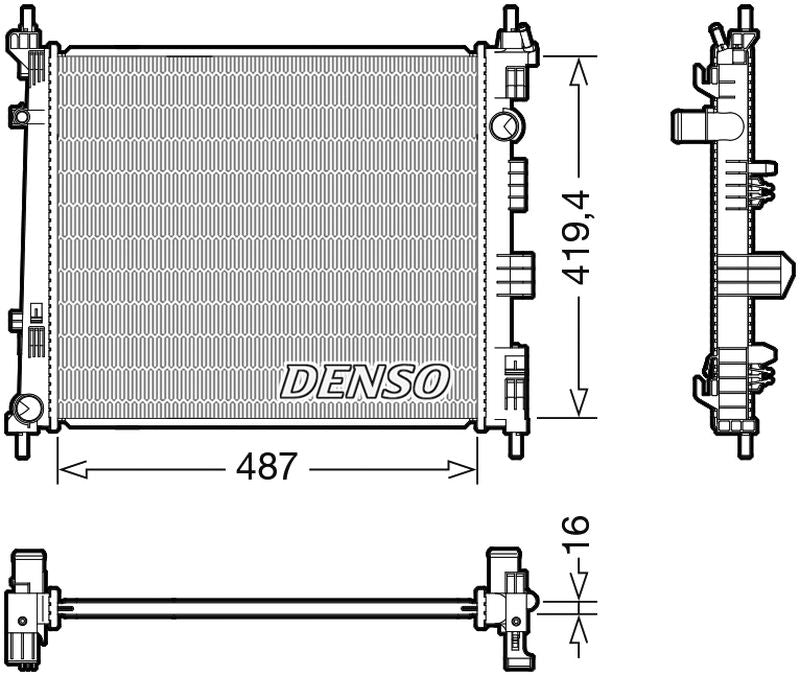 Denso Radiator DRM46069