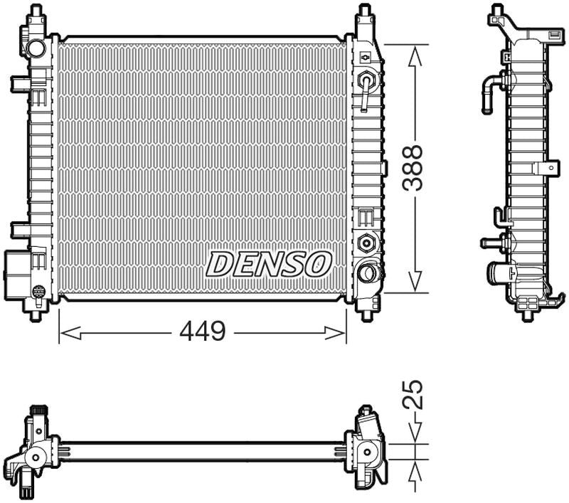 Denso Radiator DRM46104