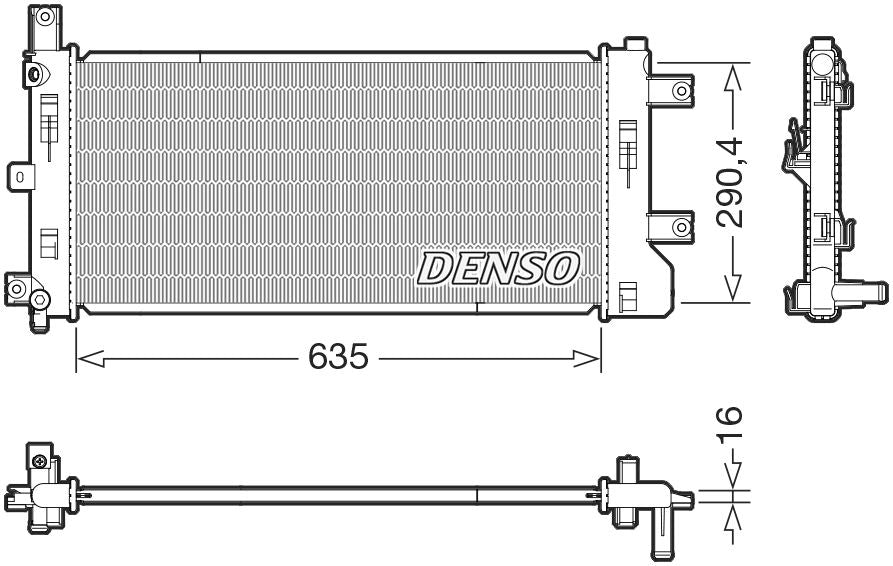 Denso Radiator DRM46105