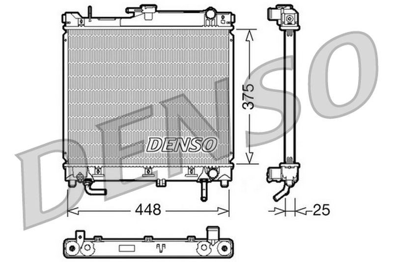Denso Radiator DRM47003