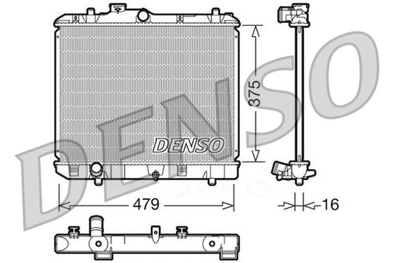 Denso Radiator DRM47004