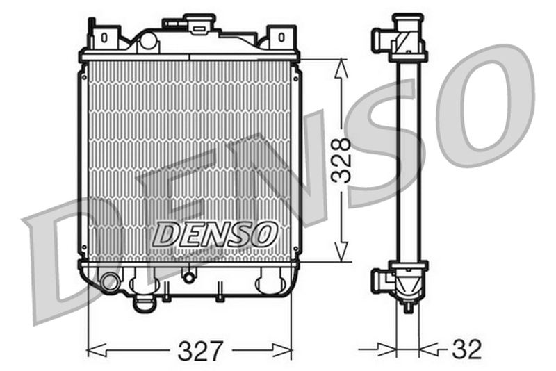 Denso Radiator DRM47006