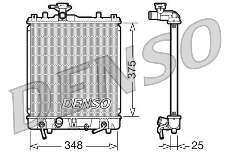 Denso Radiator DRM47009