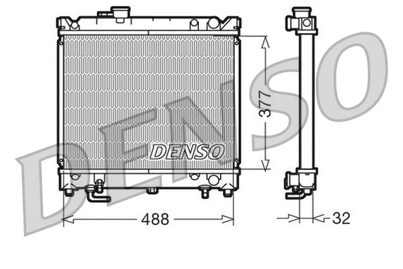 Denso Radiator DRM47010