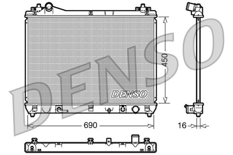 Denso Radiator DRM47018