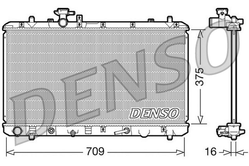 Denso Radiator DRM47024