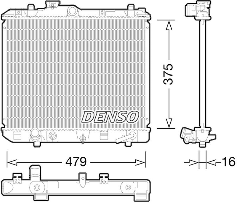 Denso Radiator DRM47028