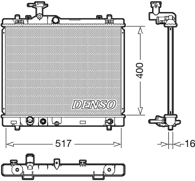 Denso Radiator DRM47033