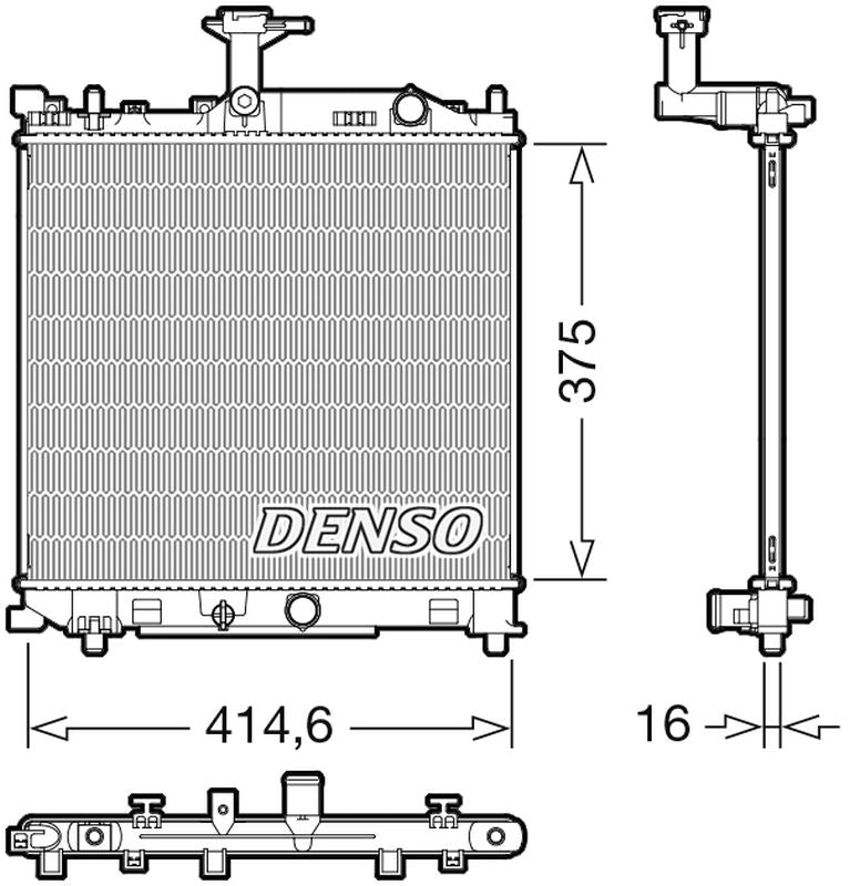 Denso Radiator DRM47040