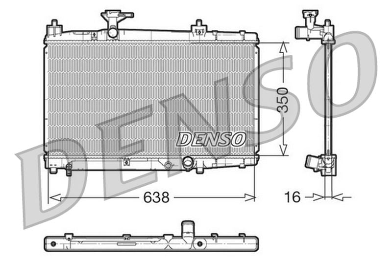 Denso Radiator DRM50007