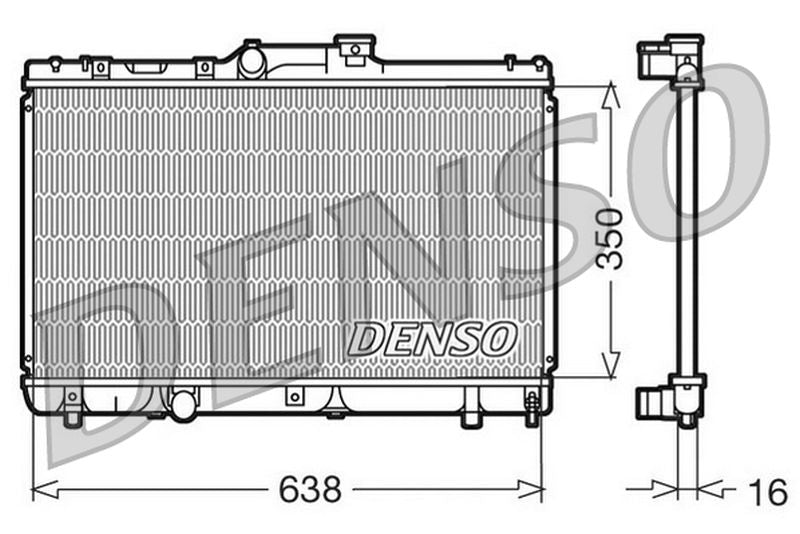 Denso Radiator DRM50013