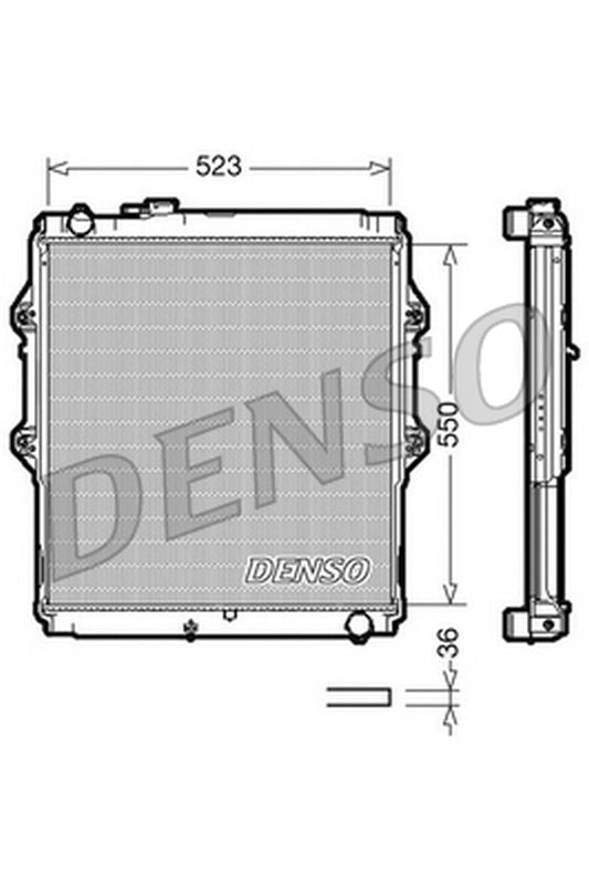 Denso Radiator DRM50037