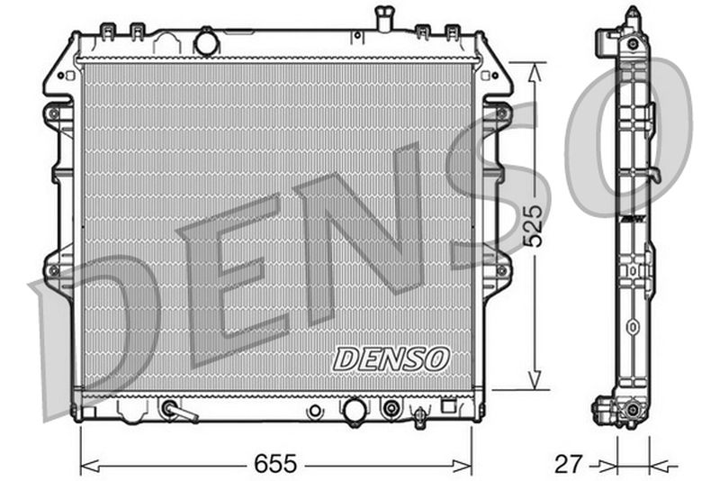 Denso Radiator DRM50045
