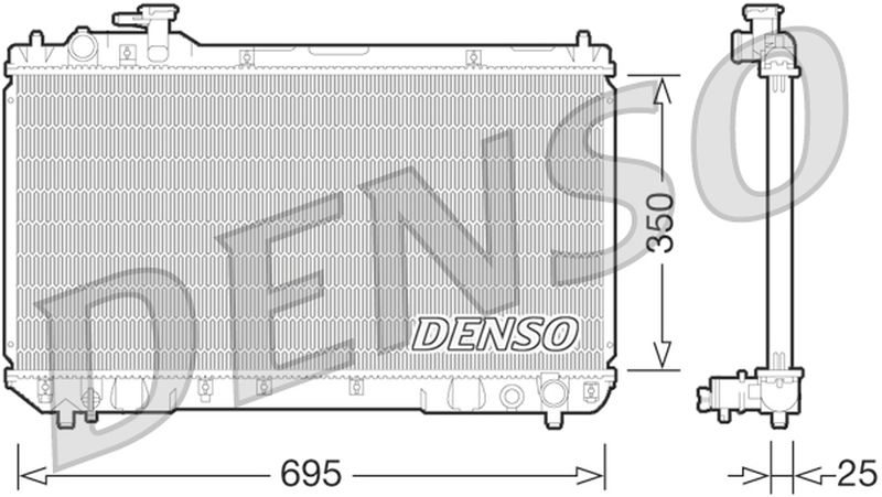 Denso Radiator DRM50062