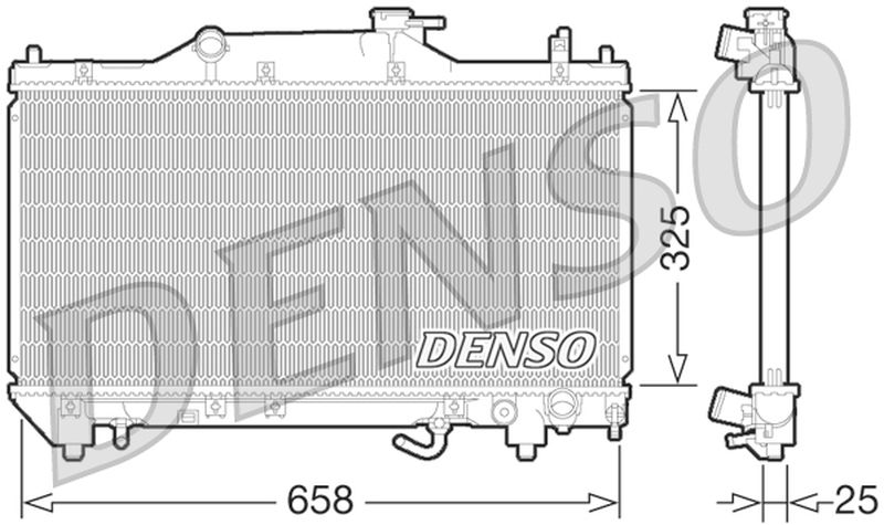 Denso Radiator DRM50067
