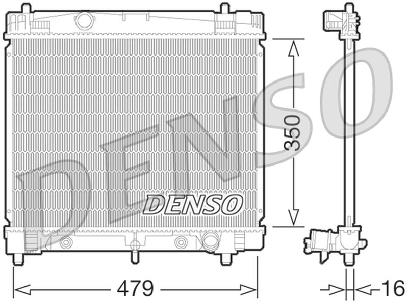 Denso Radiator DRM50070