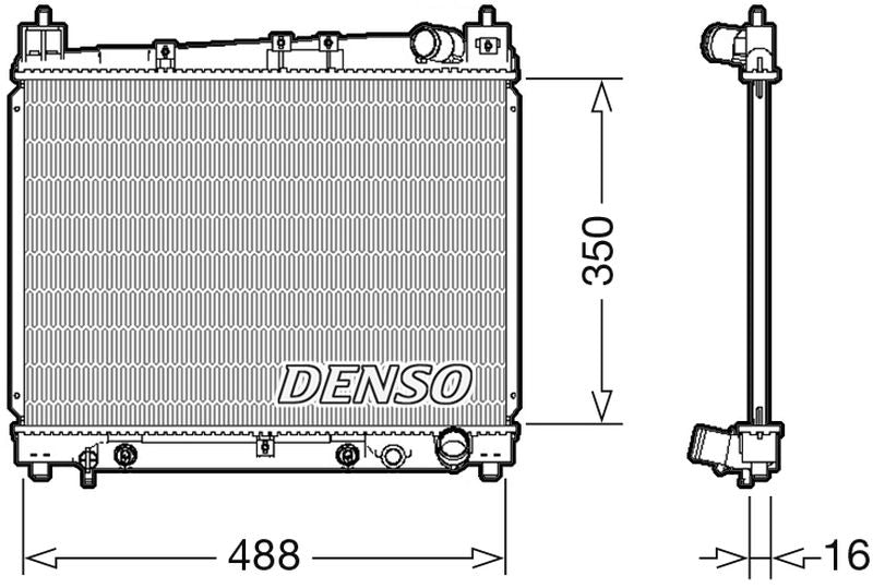 Denso Radiator DRM50080