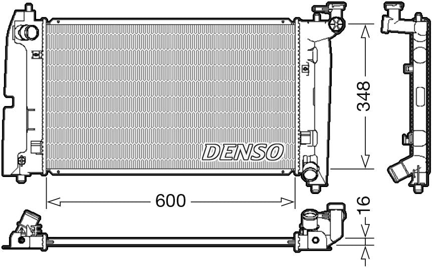 Denso Radiator DRM50085